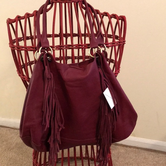 Free People Handbags - NWT Sundown Wilds Fringe Shoulder Purse